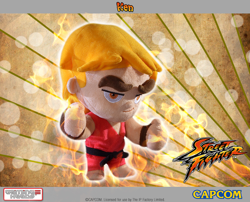 Illustration for article titled Poseable Street Fighter Plushies Have Some Epic Eyebrows